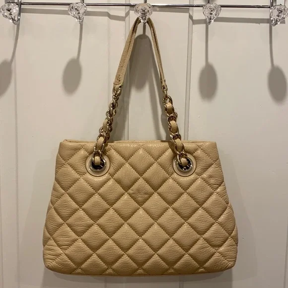 Kate Spade ♠️ New York SMALL Cream Gold Coast Goldcoast Maryanne Handbag - EUC - Picture 3 of 15